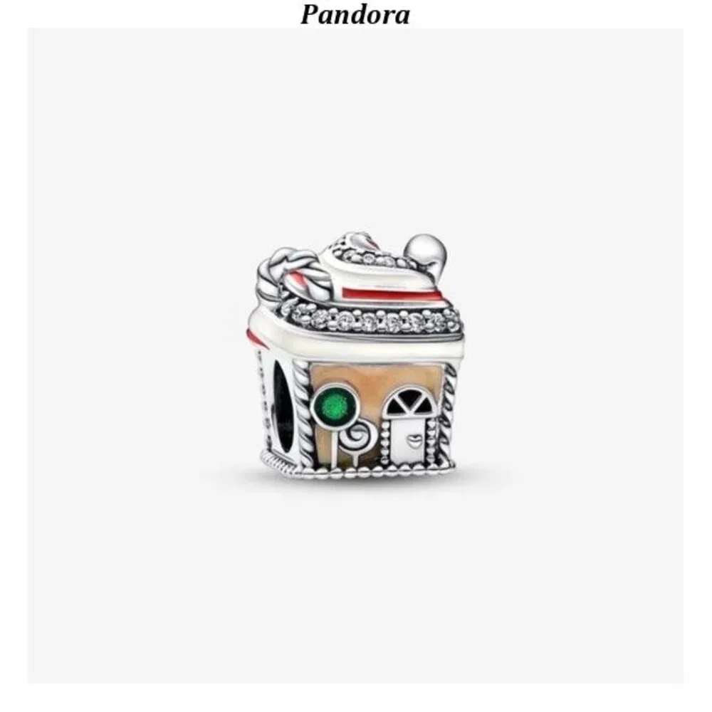 Authentic Pandora Festive Gingerbread House Charm